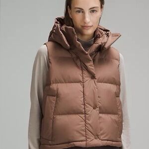 Lululemon Wunder Puff Down fill Brownish Puffer Vest